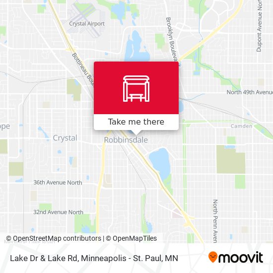 Lake Dr & Lake Rd map