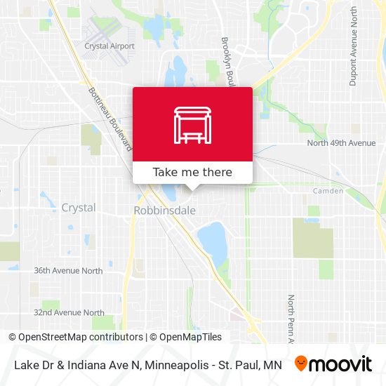 Lake Dr & Indiana Ave N map