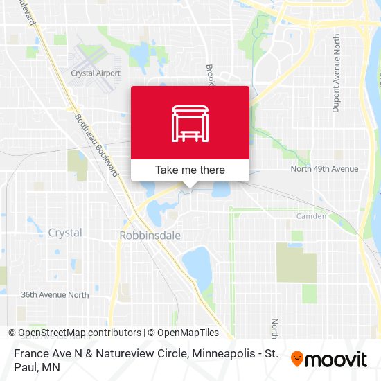 Mapa de France Ave N & Natureview Circle