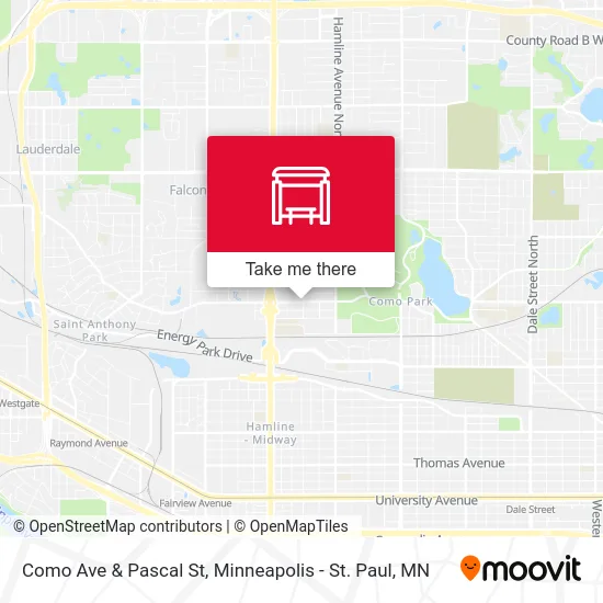 Como Ave & Pascal St map