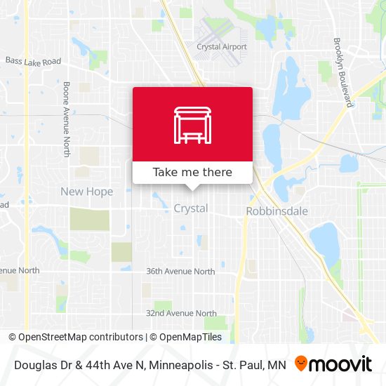 Douglas Dr & 44th Ave N map