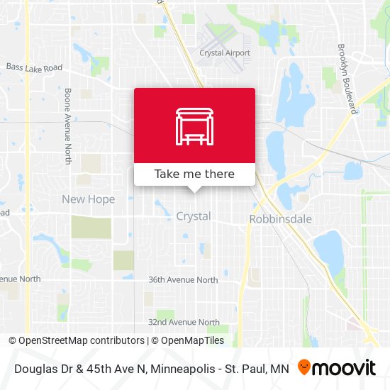 Douglas Dr & 45th Ave N map