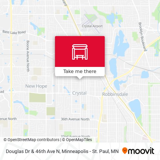 Mapa de Douglas Dr & 46th Ave N
