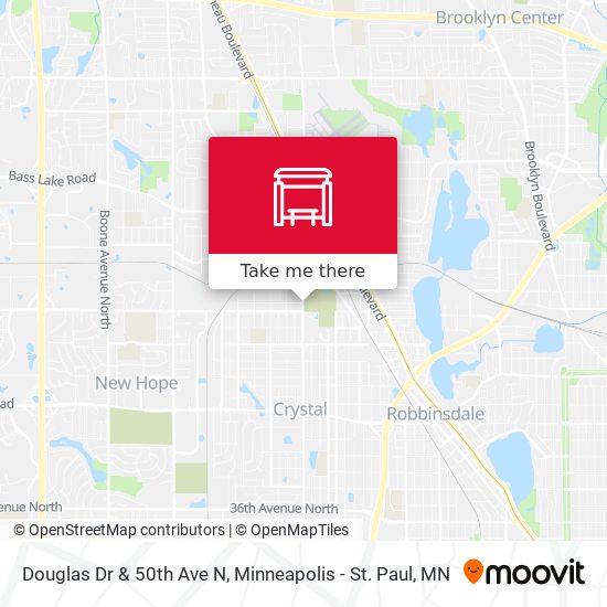 Douglas Dr & 50th Ave N map