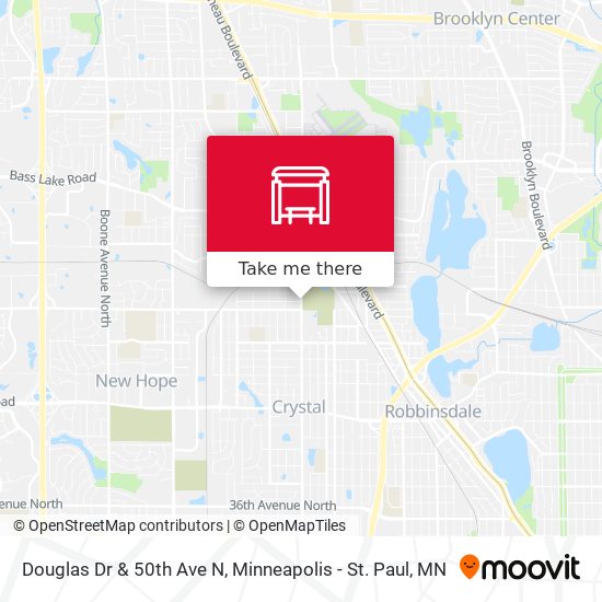 Douglas Dr & 50th Ave N map