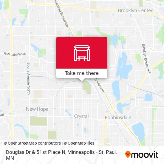 Mapa de Douglas Dr & 51st Place N