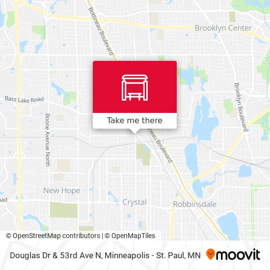 Mapa de Douglas Dr & 53rd Ave N