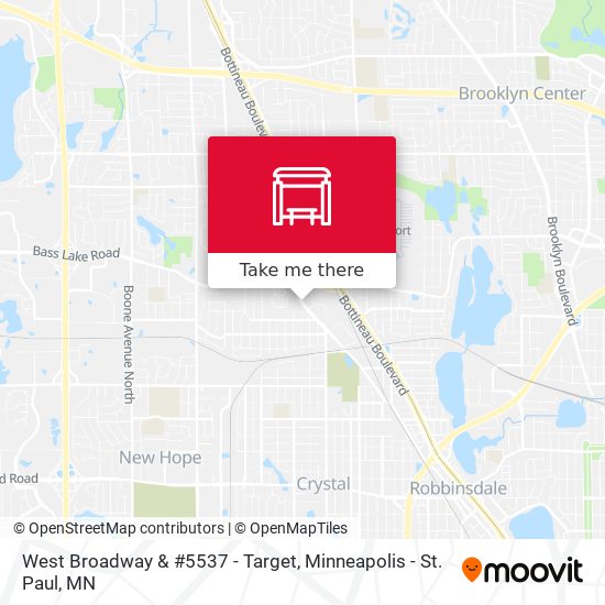 West Broadway & #5537 - Target map