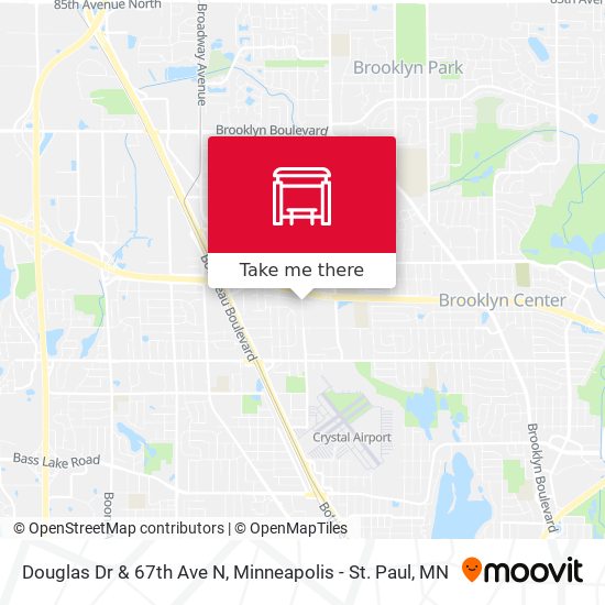 Douglas Dr & 67th Ave N map