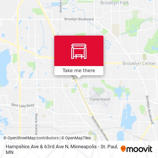 Hampshire Ave & 63rd Ave N map