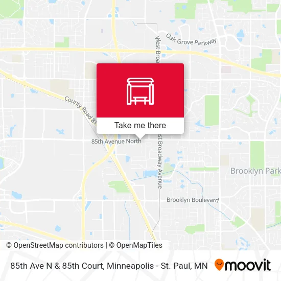 Mapa de 85th Ave N & 85th Court