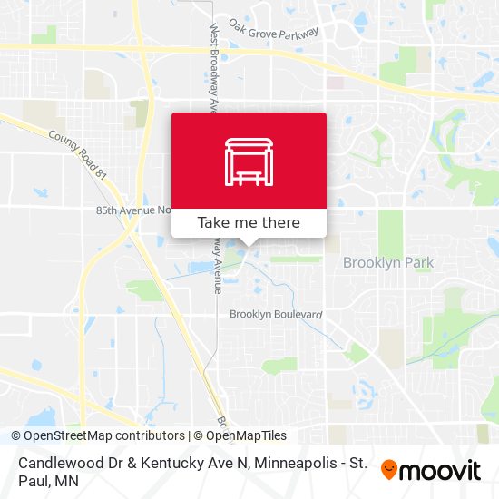 Mapa de Candlewood Dr & Kentucky Ave N