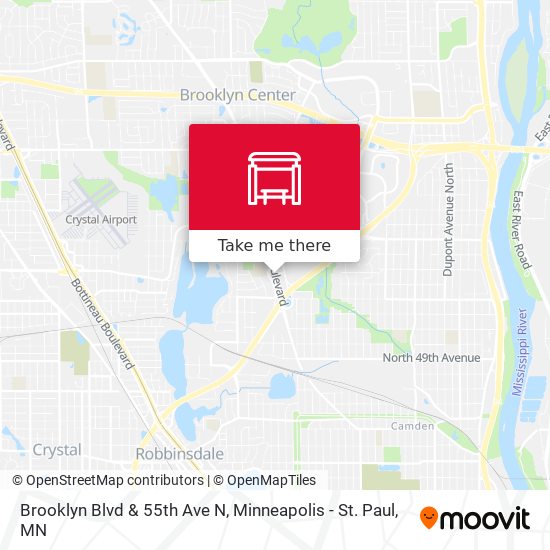 Mapa de Brooklyn Blvd & 55th Ave N