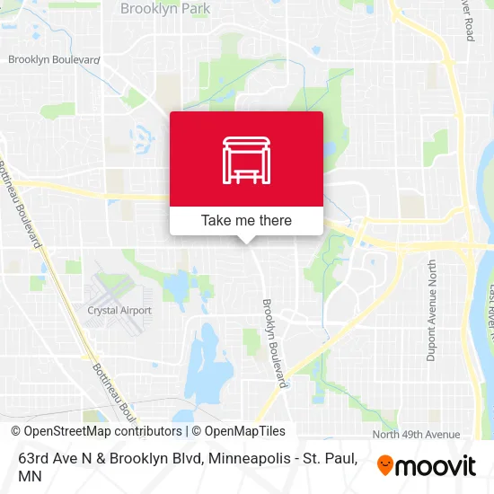 63rd Ave N & Brooklyn Blvd map