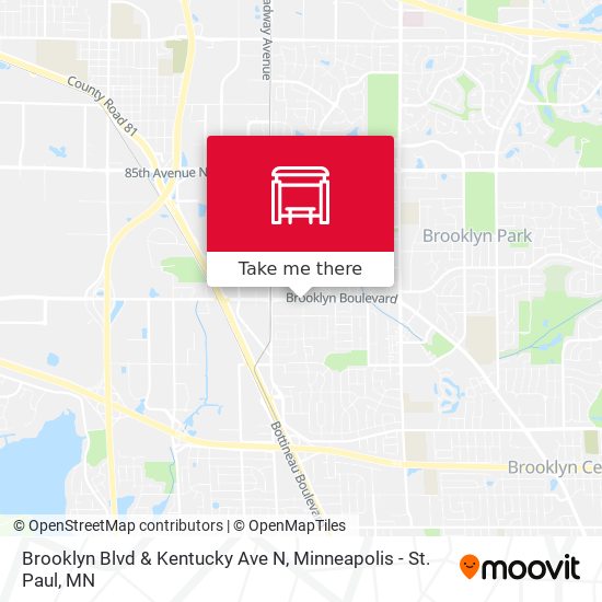 Brooklyn Blvd & Kentucky Ave N map