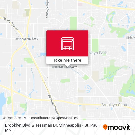 Mapa de Brooklyn Blvd & Tessman Dr