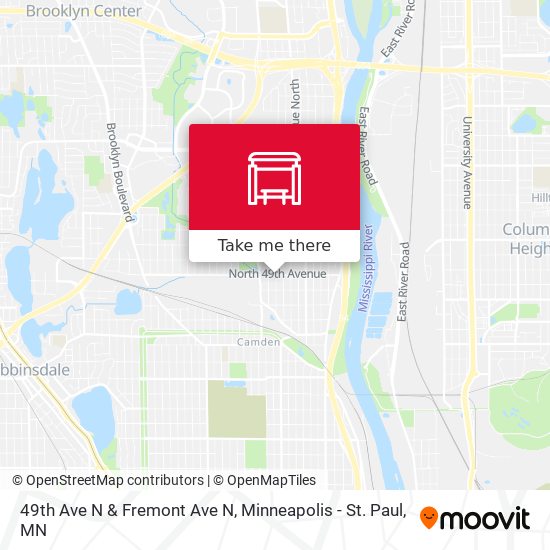 Mapa de 49th Ave N & Fremont Ave N