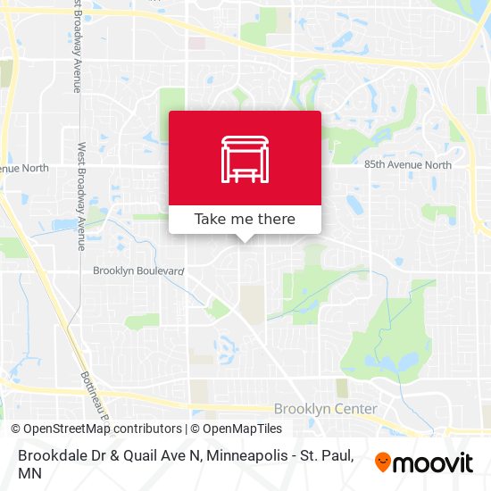 Mapa de Brookdale Dr & Quail Ave N
