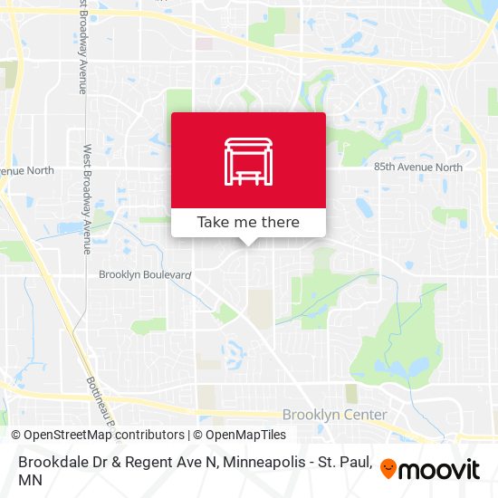 Brookdale Dr & Regent Ave N map