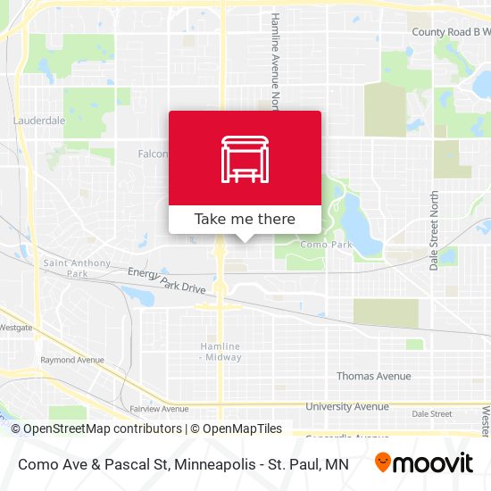 Como Ave & Pascal St map