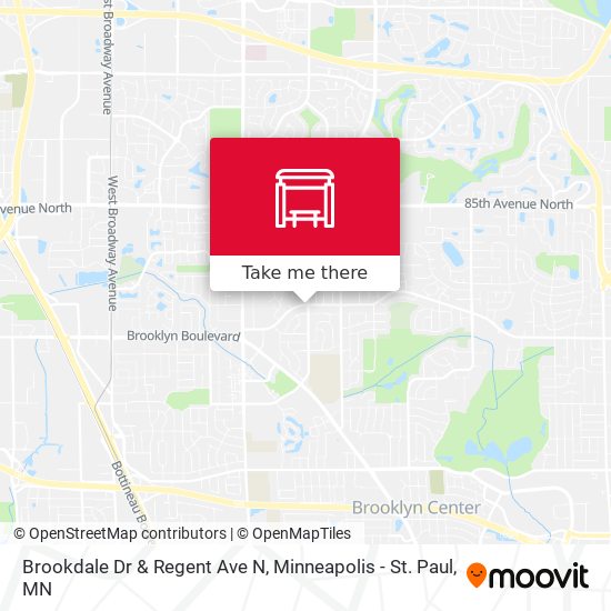 Mapa de Brookdale Dr & Regent Ave N