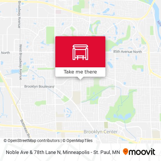 Noble Ave & 78th Lane N map