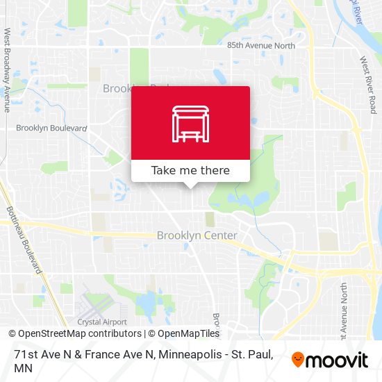 Mapa de 71st Ave N & France Ave N