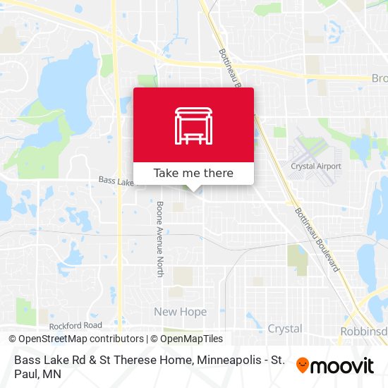 Bass Lake Rd & St Therese Home map