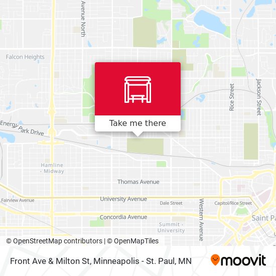 Mapa de Front Ave & Milton St