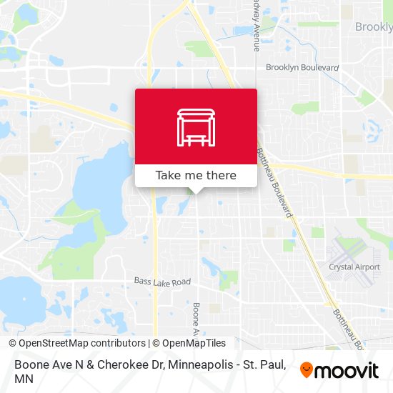 Mapa de Boone Ave N & Cherokee Dr