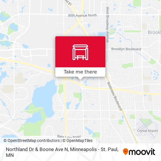 Northland Dr & Boone Ave N map