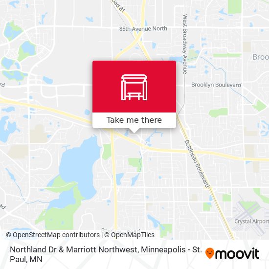 Northland Dr & Marriott Northwest map