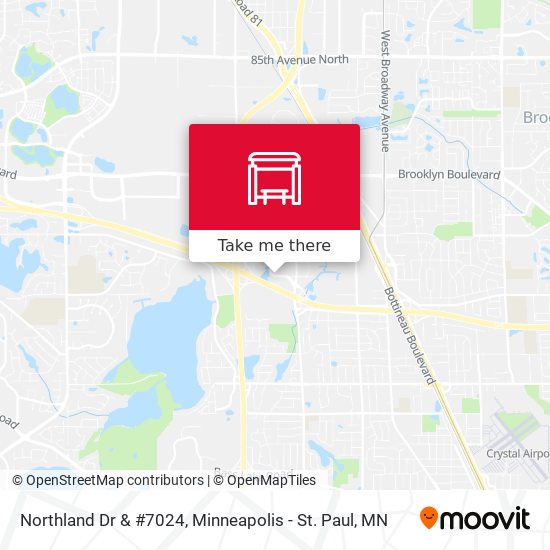 Northland Dr & #7024 map