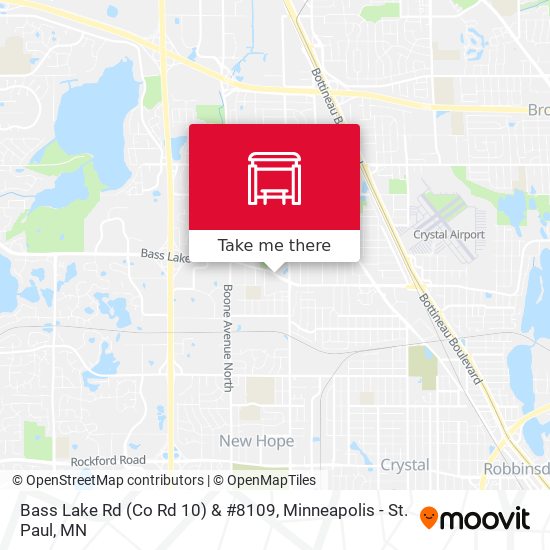 Bass Lake Rd (Co Rd 10) & #8109 map