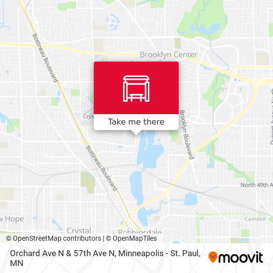 Orchard Ave N & 57th Ave N map