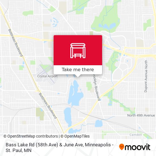 Bass Lake Rd (58th Ave) & June Ave map