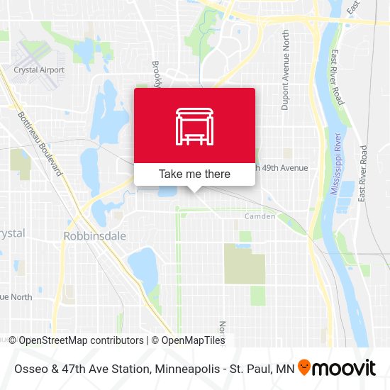 Mapa de Osseo & 47th Ave Station