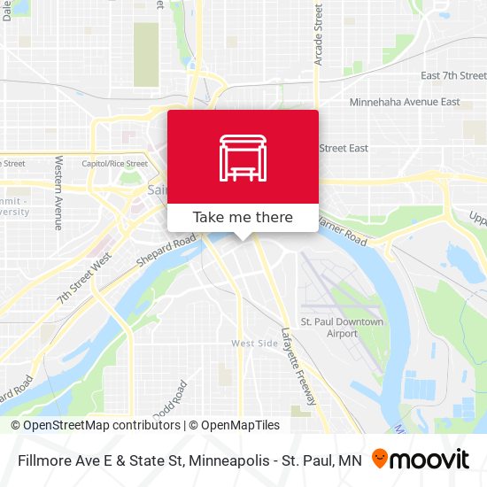 Fillmore Ave E & State St map