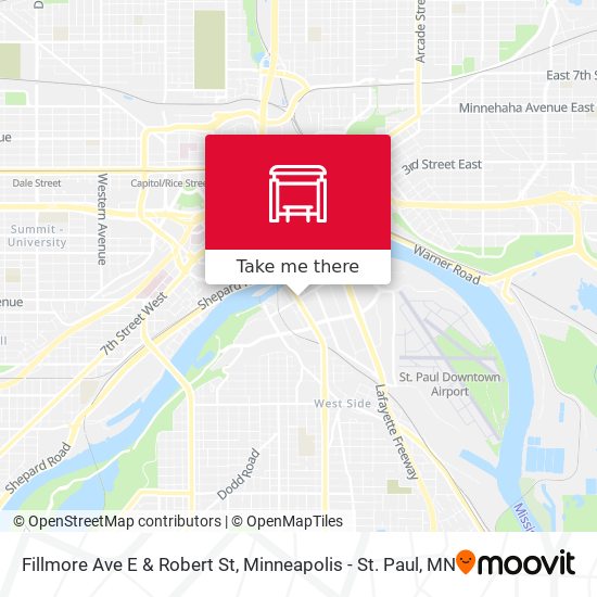 Mapa de Fillmore Ave E & Robert St
