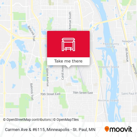 Mapa de Carmen Ave & #6115