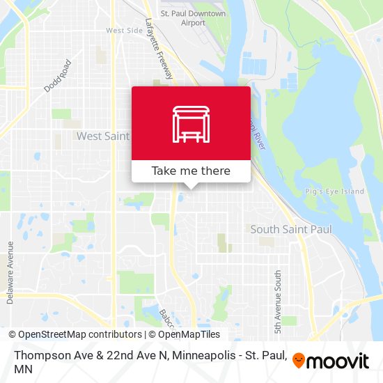 Mapa de Thompson Ave & 22nd Ave N