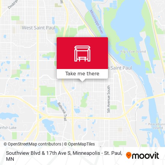 Southview Blvd & 17th Ave S map
