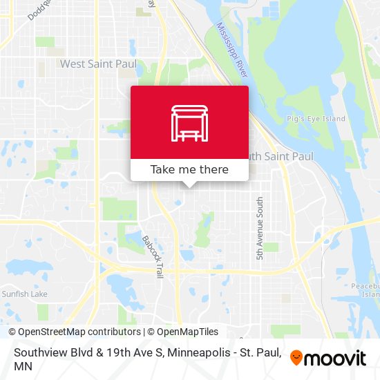 Southview Blvd & 19th Ave S map