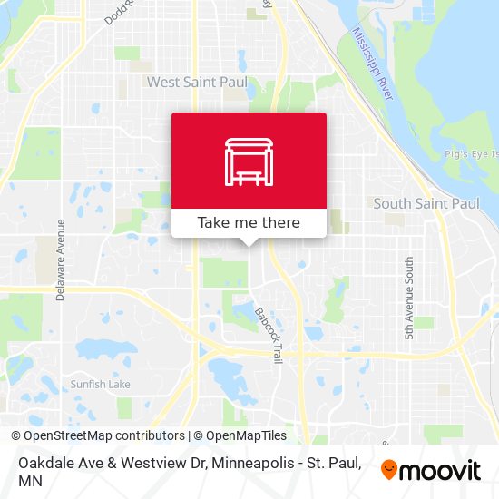 Mapa de Oakdale Ave & Westview Dr