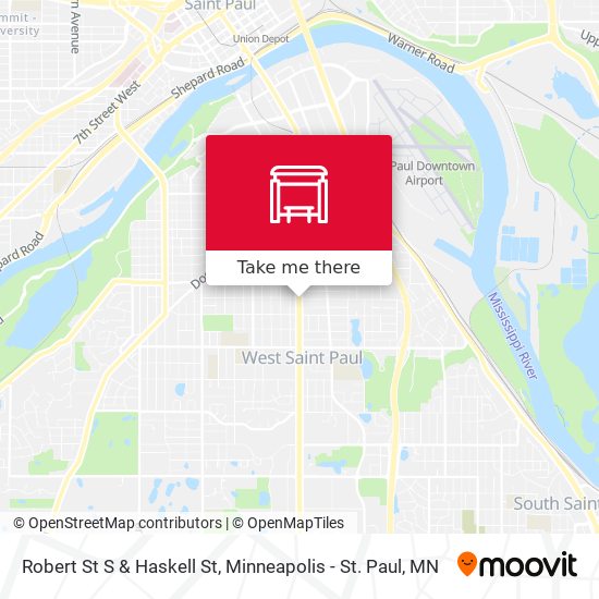 Mapa de Robert St S & Haskell St