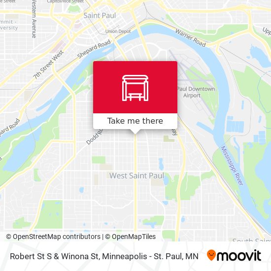 Mapa de Robert St S & Winona St