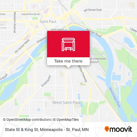Mapa de State St & King St