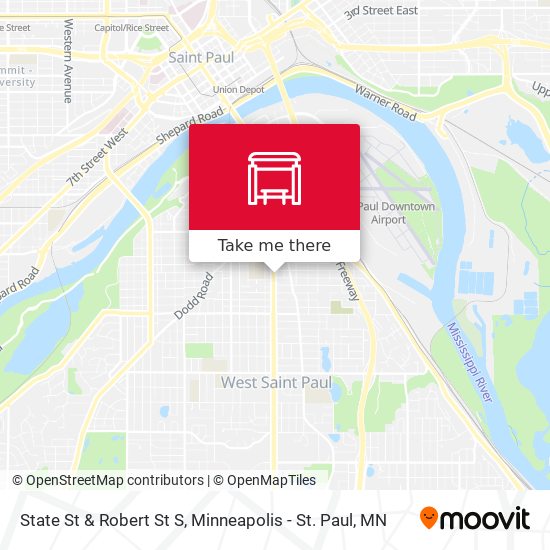 State St & Robert St S map