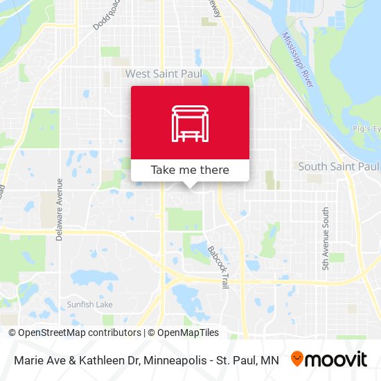Marie Ave & Kathleen Dr map