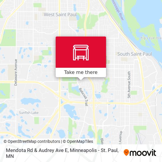 Mendota Rd & Audrey Ave E map